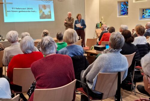 Presentatie over afasie voor vrijwilligers