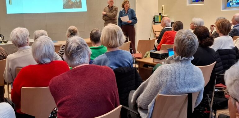Presentatie over afasie voor vrijwilligers